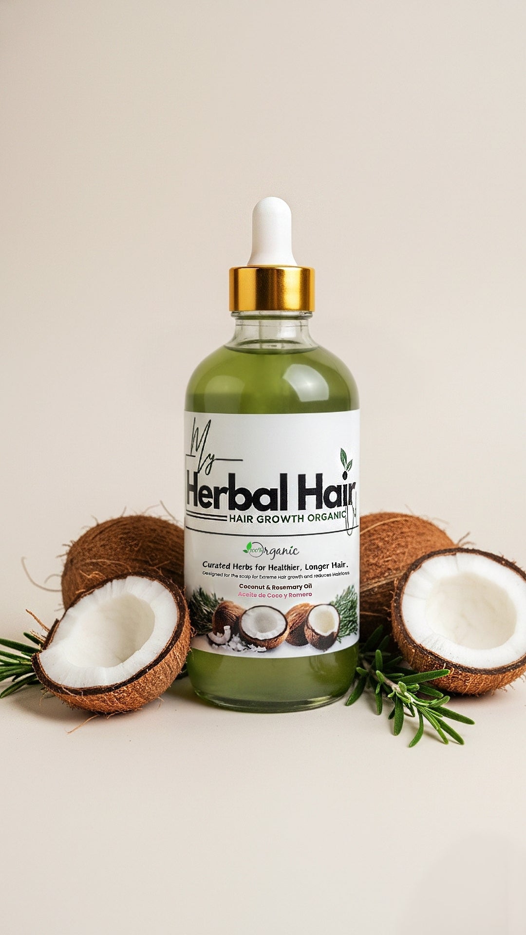 Coconut & Rosemary Hair Oil
